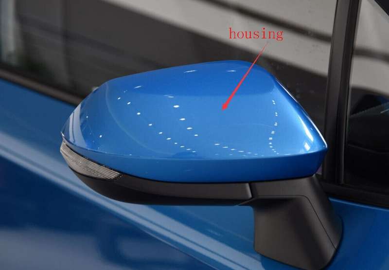 Side View Mirror Housing Part Blue Right For 2014-2019 Toyota Levin E18 Sedan