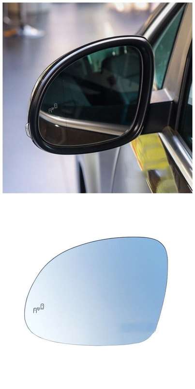 Side View Mirror Glass Heating blind Spot Left For Volkswagen Tiguan Sharan Yeti