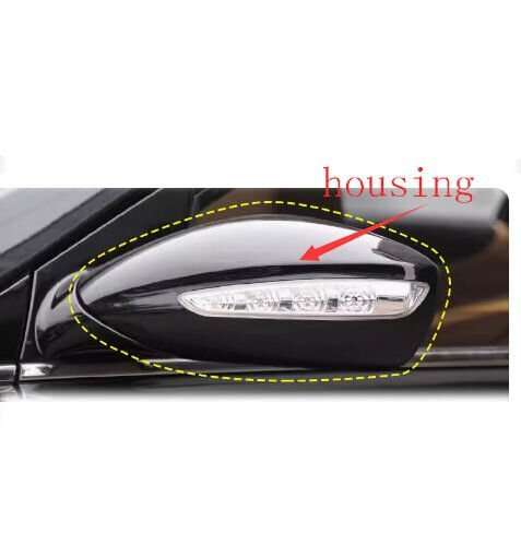 Side View Mirror Housing Black Left Part For 2011-2016 Hyundai Sonata 8 YF Sedan