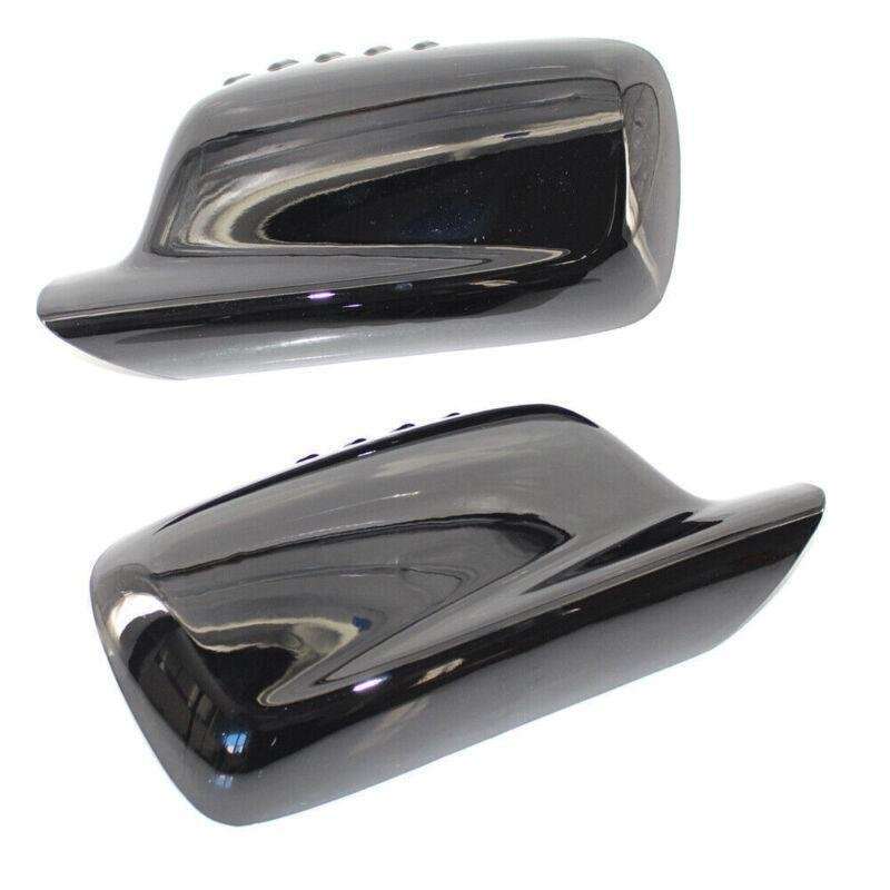 1Pair Glossing Black Mirror Cover for BMW E46 E65 E66 745i 750i 51167074235/6