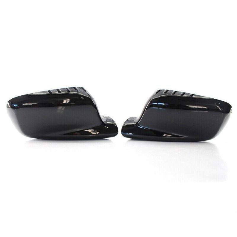 1Pair Glossing Black Mirror Cover for BMW E46 E65 E66 745i 750i 51167074235/6