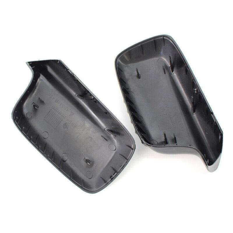 1Pair Glossing Black Mirror Cover for BMW E46 E65 E66 745i 750i 51167074235/6