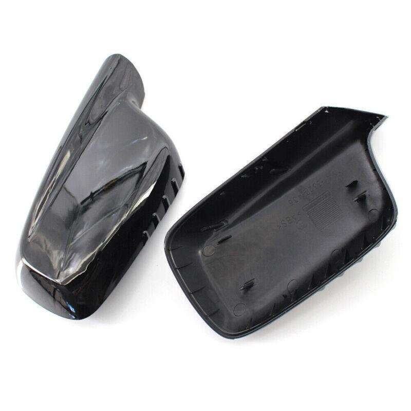 1Pair Glossing Black Mirror Cover for BMW E46 E65 E66 745i 750i 51167074235/6