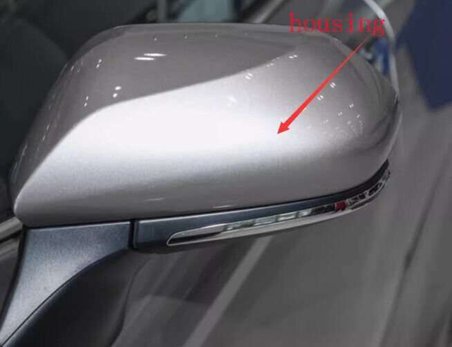 Side View Mirror Housing Dark Silver Left For 2018-2023 Toyota Camry V7 Sedan