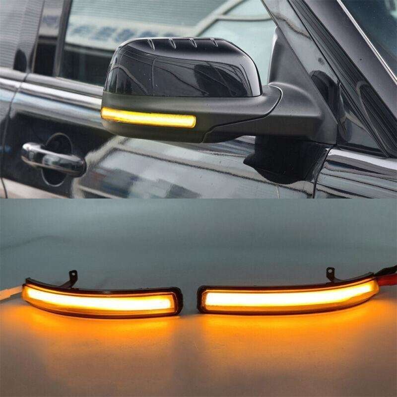 Pair Rear View Door Mirror Turn Signal Lamp Light For Ford Explorer 2011-2019
