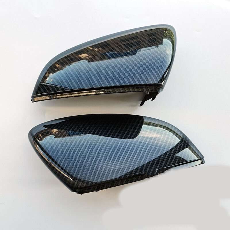 For 21-22 Audi A3 Side View Mirror Housing With Auxiliary Hole Carbon Fibre 2Pcs