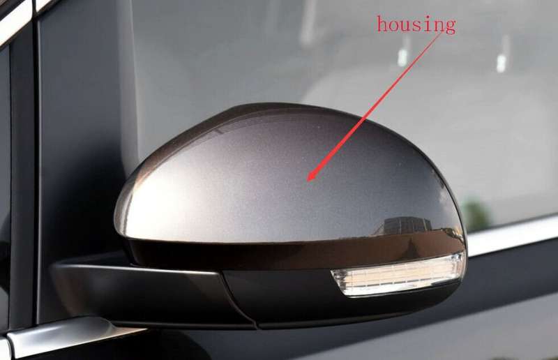 Side View Mirror Housing Top Quality Part Brown Left For 2012-2016 VW Sharan 7N1
