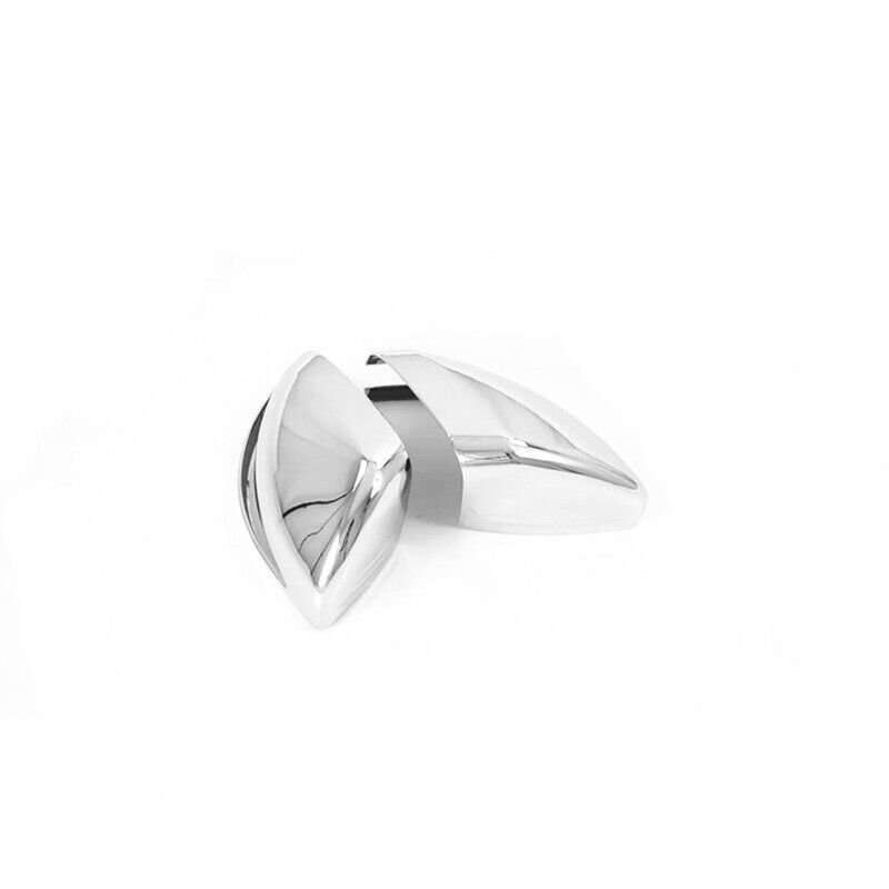 For 15-21 Mercedes-Benz C-Class C200L C260L Side View Mirror Housing Silver 2Pcs