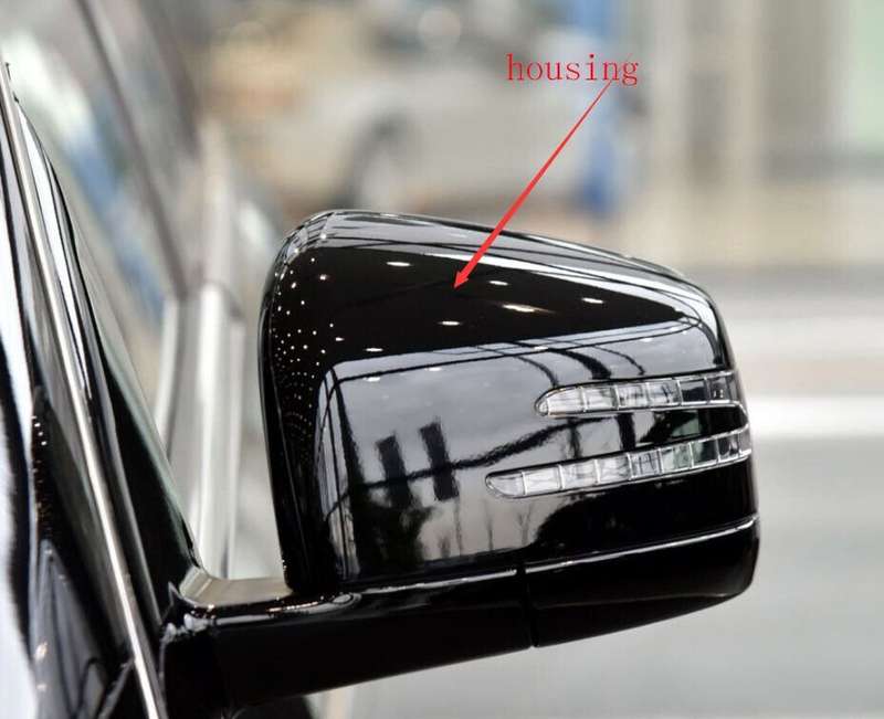 Side View Mirror Housing Markdown New Black Left For 06-17 Benz R Class V251
