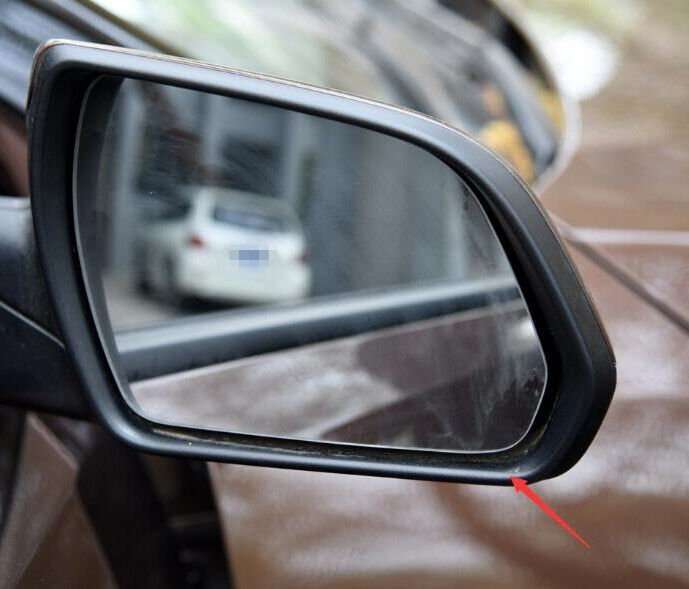 Right Black Car Front Side Mirror Housing Frame For 2014-2017 Hyundai IX25 SUV