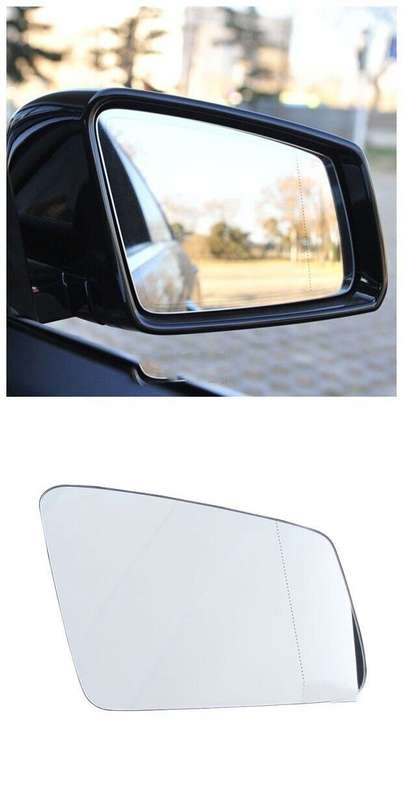 Car Side View Mirror Glass Heated Right 1PC For Mercedes-Benz A B C E S GLA GLK