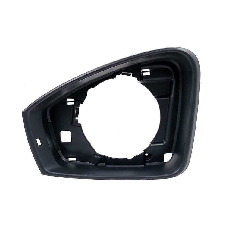 Left Black Front Side Mirror Housing Frame 1PC For 2019-2020 VW Touareg SUV