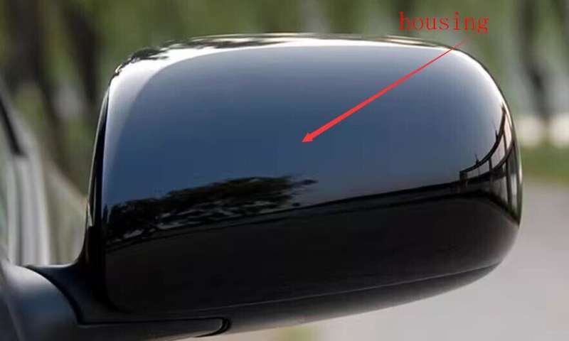 Side View Mirror Housing Black Left For 2008-2013 Toyota Yaris P9 Hatchback