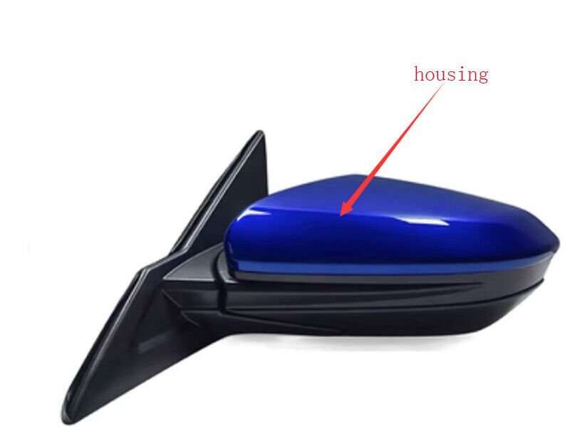 For 2016-2021 Honda 10th Gen Civic Side View Mirror Housing Original Blue Left