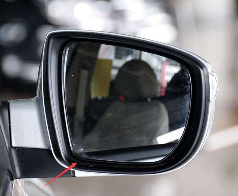 Right Black Car Front Side Mirror Housing Frame For 2010-2017 Hyundai IX35 SUV