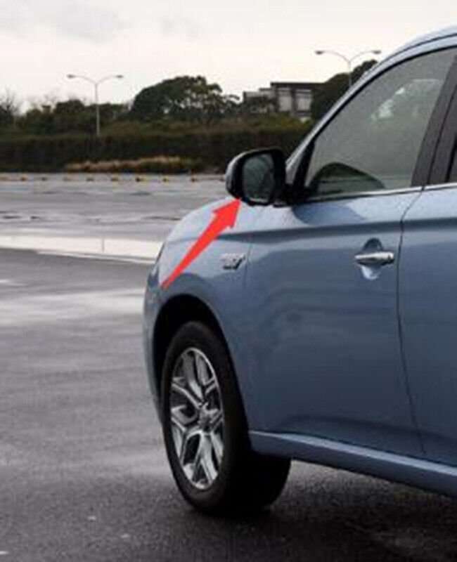 Left Black Front Side Mirror Housing Frame For 13-16 Mitsubishi Outlander SUV