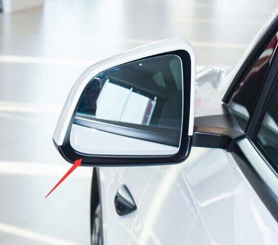 Left Black Car Front Side Mirror Housing Frame For 2021-2023 Tesla Model Y SUV