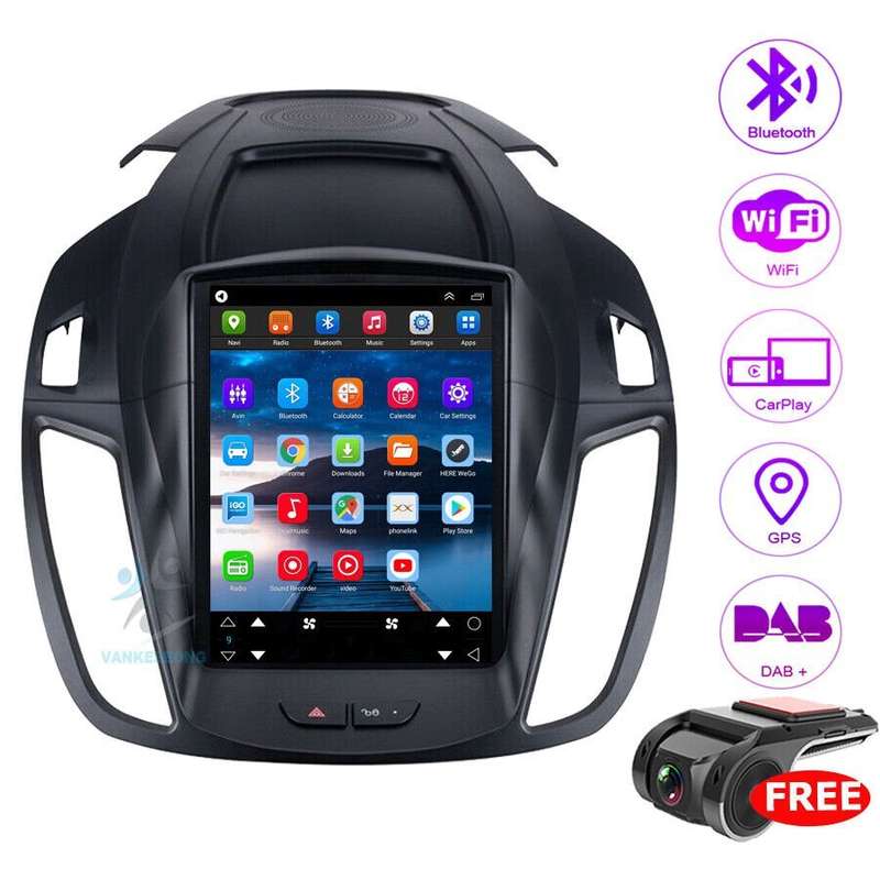 9.7" Android 13 GPS Sat Nav For Ford Escape Kuga 2012-2019 Car Stereo DAB+Radio