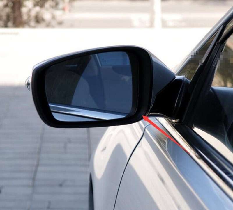 Left Black Front Side Mirror Housing Frame For 11-14 Hyundai Sonata 8th Sedan