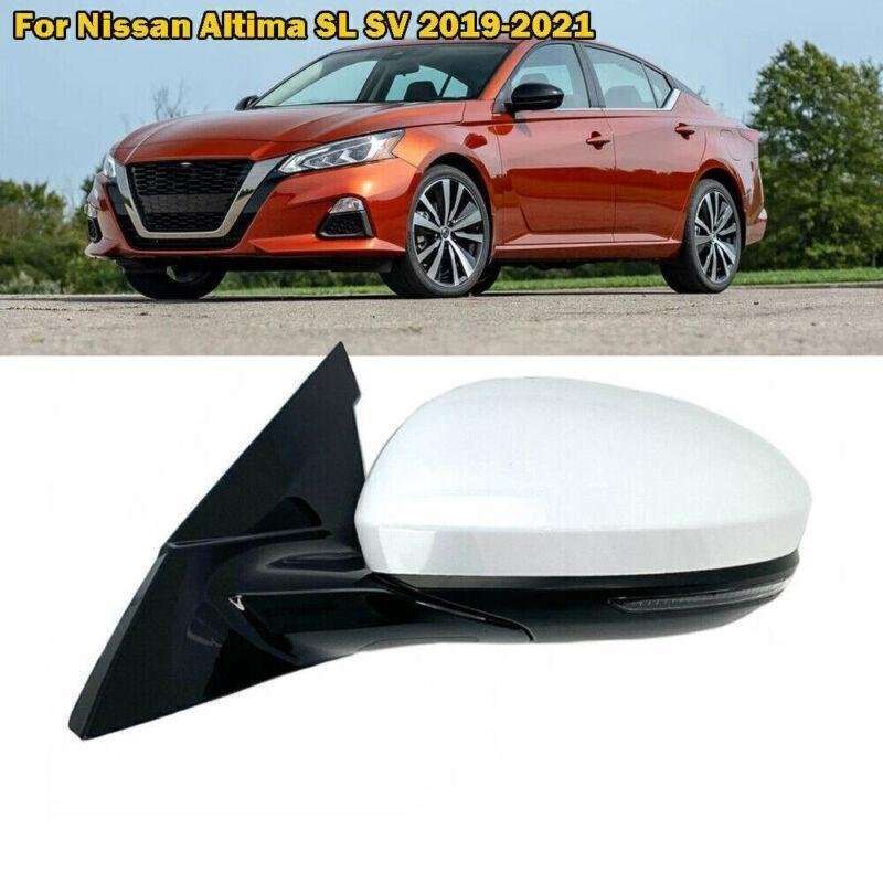 Driver Side Mirror For Nissan Altima SL SV 2019-2021 Heated W/ Turn Signal 8 Pin