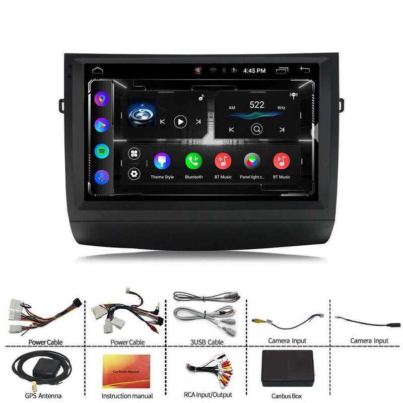 9" DAB+ Car Radio Stereo Head Unit GPS SatNav CarPlay for Toyota Prius 2003-2011