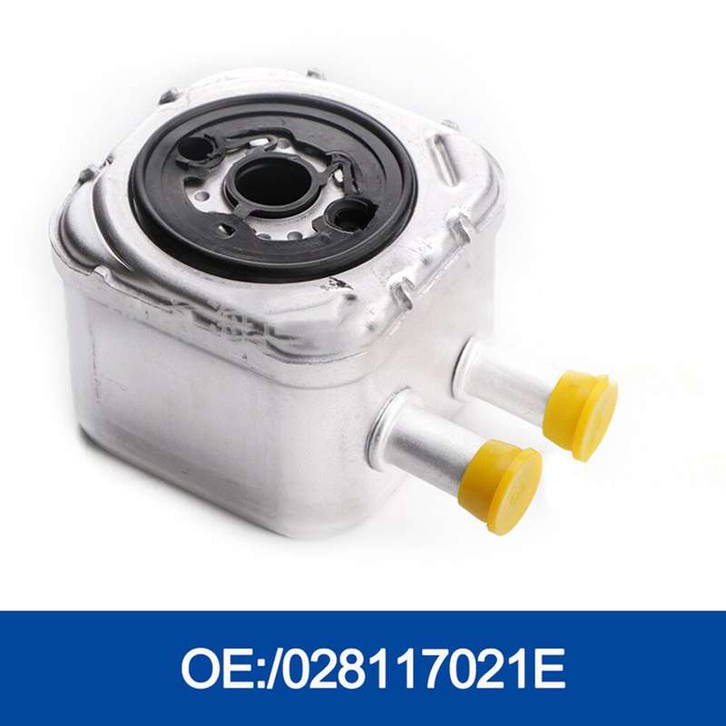 Engine Aluminum Oil Cooler For VW Audi 028117021H 028117021E 028117021C