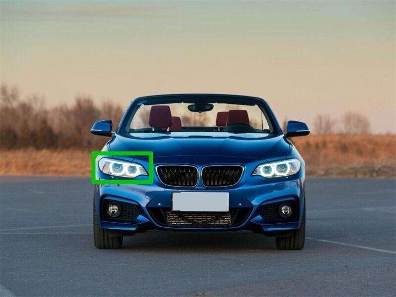 For 2014-2020 BMW 2 Series F22 Headlight Headlamp Clear Lens Right Cover