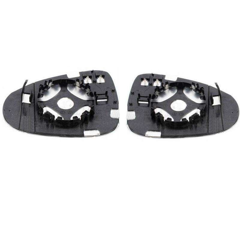 Wing Mirror Glass Heated w/ Backing Plate For VW Touareg 2011-2018 Pair