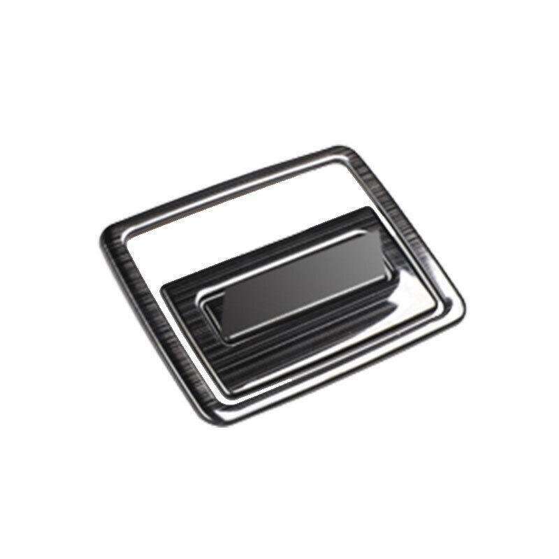 For Infiniti QX50 19-23 Black Titanium Tailgate Rear Door Handle Cover Trim 3PCS