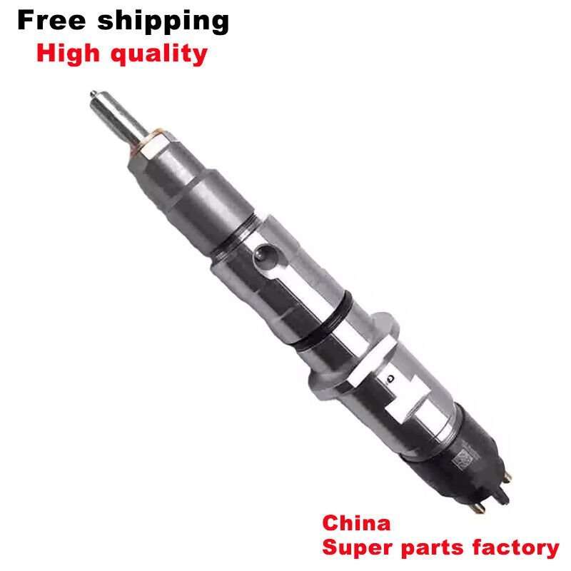 1pcs 6D114 Diesel Fuel Injector Compatible Komatsu PC300 PC360 Excavator