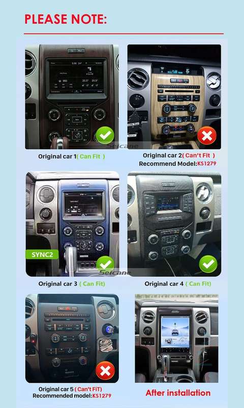 12.1"32GB Car Stereo For Ford F150 2009-2013 GPS Sat Nav Android 11 CarPlay DAB+