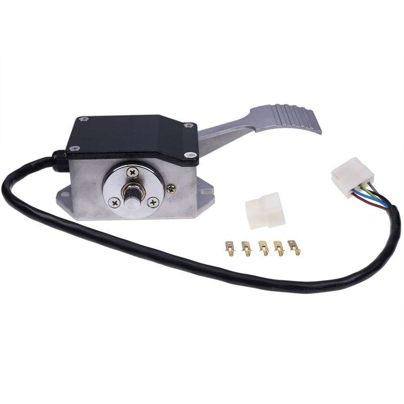 0-5K Throttle Foot Pedal EFP713-0502 5Wires Compatible with Curtis EV Golf Cart