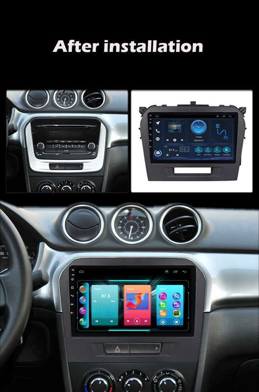 9" 32GB Android 12 CarPlay DAB+ Car Radio Stereo GPS For Suzuki Vitara 2015-2020