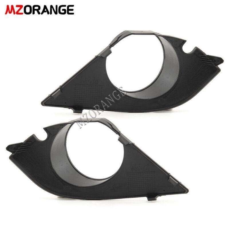 Front Bumper Fog Light Lamp W/Cover Grill Trim For BMW E60 2003-2009 Left+Right