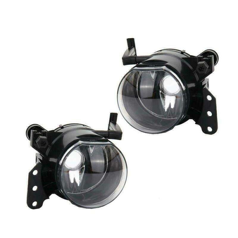 Front Bumper Fog Light Lamp W/Cover Grill Trim For BMW E60 2003-2009 Left+Right