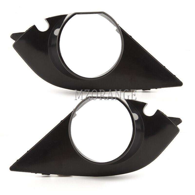 Front Bumper Fog Light Lamp W/Cover Grill Trim For BMW E60 2003-2009 Left+Right