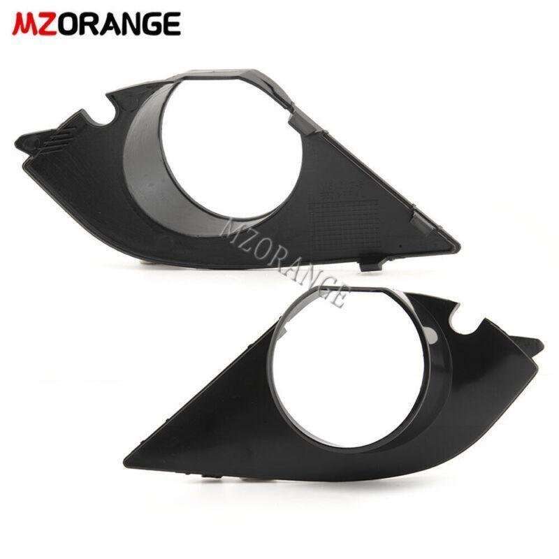 Front Bumper Fog Light Lamp W/Cover Grill Trim For BMW E60 2003-2009 Left+Right