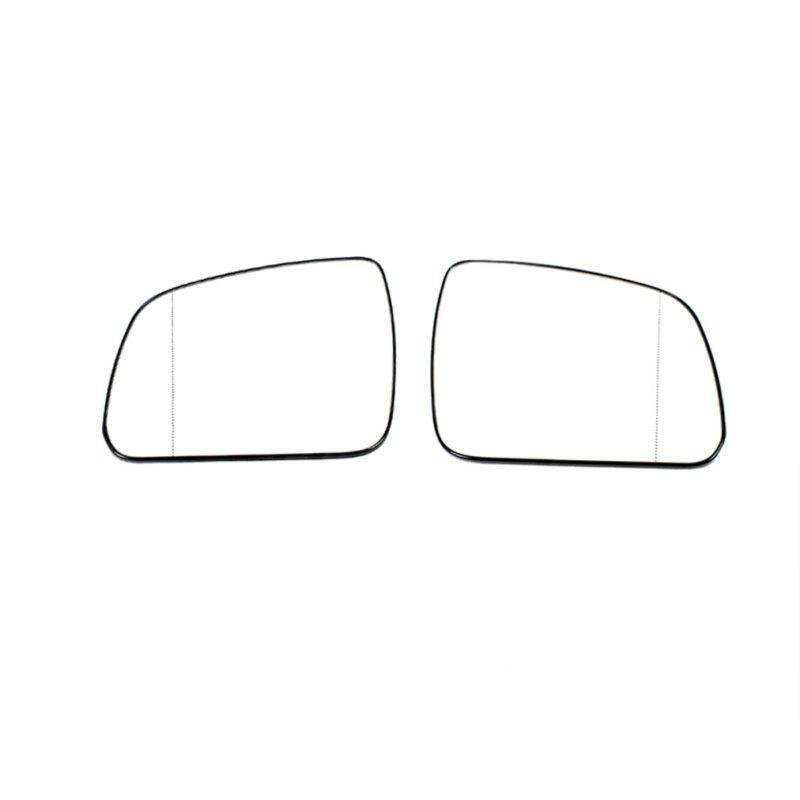 Mirror Glass Heated w/ Backing Plate For Mercedes Benz W204 2007-2011 Pair