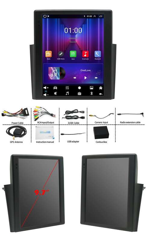 9.7"For Fiat Doblo 2015-2019 Car Stereo FM Radio DAB CarPlay GPS BT Android Auto