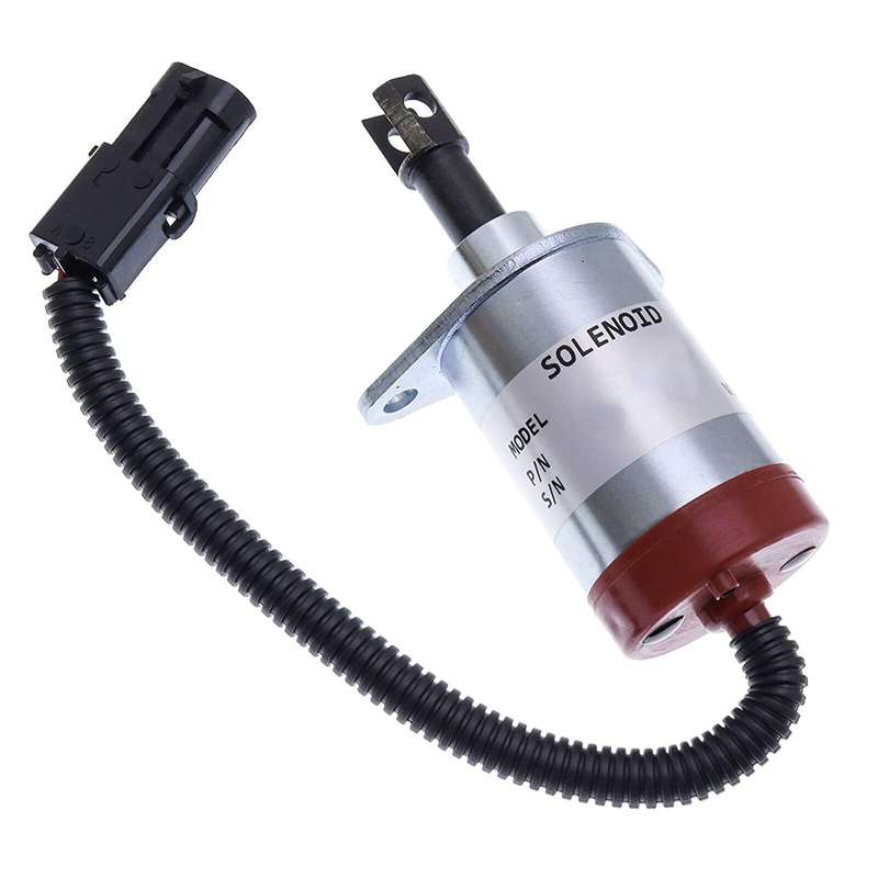 12V Stop Solenoid 22607758 Compatible Air Compressor C185WJD P185WJD P185WJDU