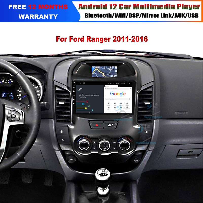 CarPlay Android Auto dab Radio Car Stereo GPS HeadUnit for Ford Ranger 2011-2016