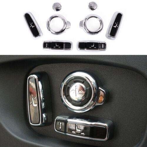 Seat Headrest Button Cover Trim 8pcs For Range Rover L405 2013-2020 Gloss Black