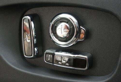 Seat Headrest Button Cover Trim 8pcs For Range Rover L405 2013-2020 Gloss Black
