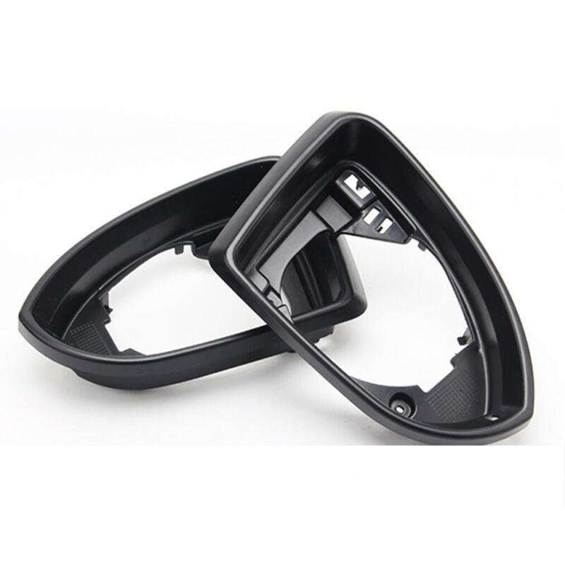 Pair Mirror Glass Holder Trim Frame For VW Golf 7 Golf 7.5 GTI 2013-2020