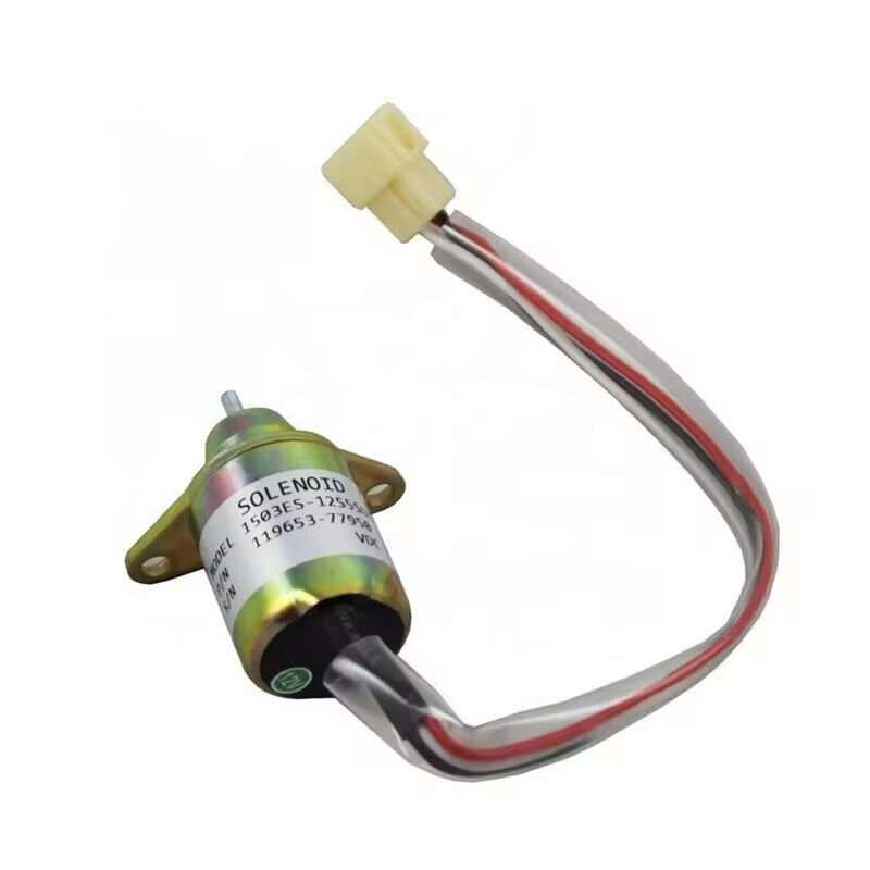 Fuel Shut Off Solenoid Valve Compatible Yanmar 3TNE84 3TNE88 4TNE84 Engine