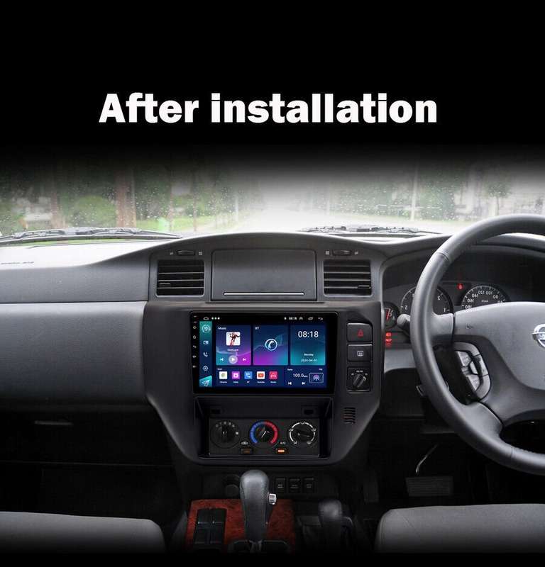 9" Android13 Car Radio Stereo DAB GPS Sat Nav bt USB For Nissan Patrol 2004-2021