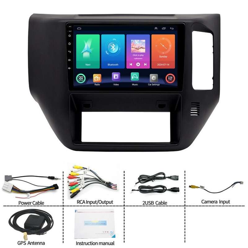9" Android13 Car Radio Stereo DAB GPS Sat Nav bt USB For Nissan Patrol 2004-2021