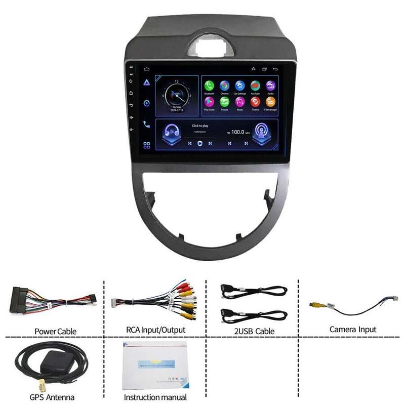 For Kia Soul 2010-2013 Touchscreen USB DAB Radio Head Unit GPS Sat Nav BT Stereo
