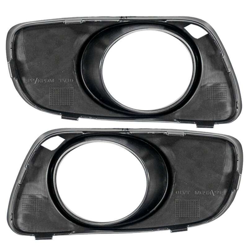 Pair Fog Lamp Bezel LH RH Fog Light Grille Cover Fit For 08-12 SMART FORTWO 451