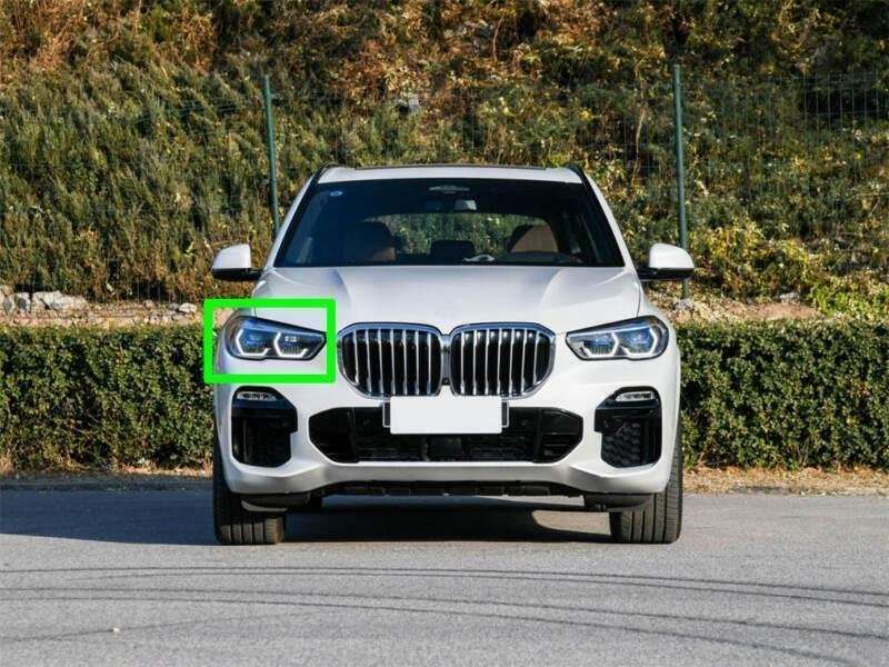 For 2019 2020 2021 BMW X5 X6 Headlight Clear Lens Right Cover